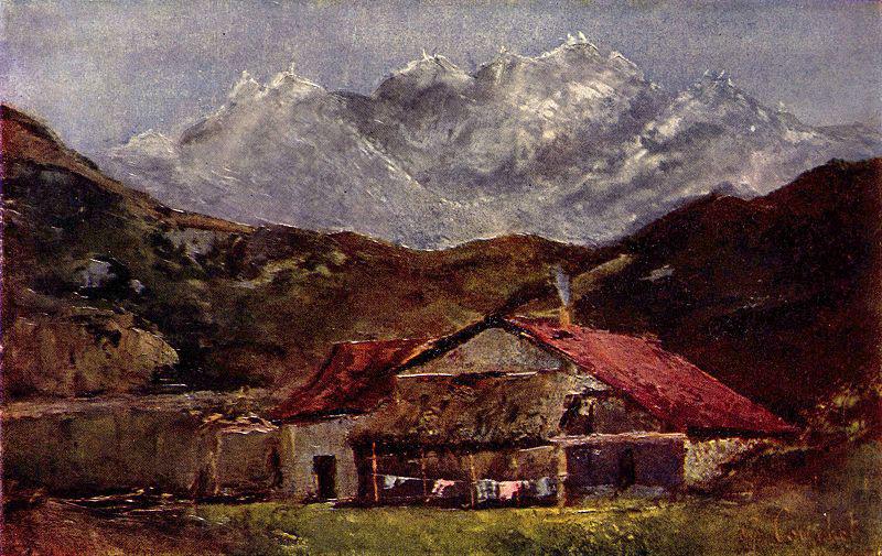 Gustave Courbet Die Berghutte